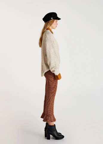 Штани,цегляний в візерунки, Pull & Bear (256993093)