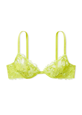 Лаймовый демисезонный комплект (бюстгальтер, трусики) Victoria's Secret