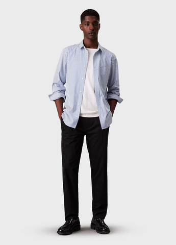 Черные классические, кэжуал демисезонные прямые брюки Calvin Klein