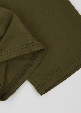 Оливковий (хакі) літній костюм (футболка, шорти) з шортами ArDoMi