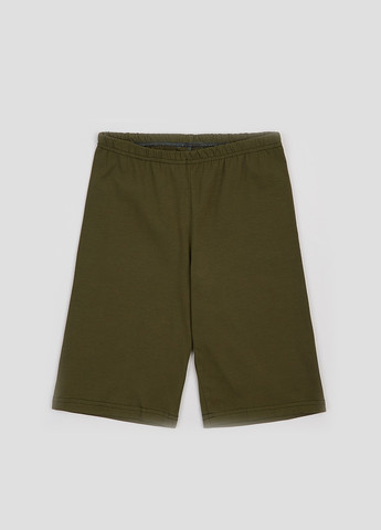 Оливковий (хакі) літній костюм (футболка, шорти) з шортами ArDoMi