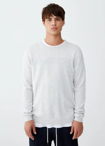 Світло-сірий демісезонний джемпер джемпер Pull & Bear