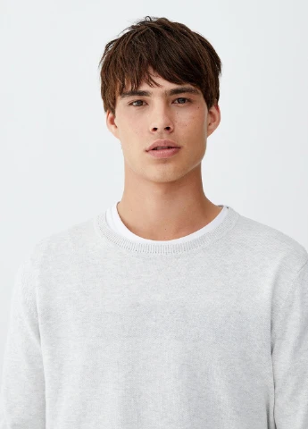 Світло-сірий демісезонний джемпер джемпер Pull & Bear