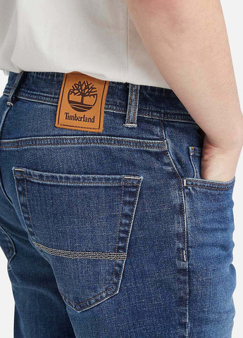 Темно-синие демисезонные прямые джинсы Timberland