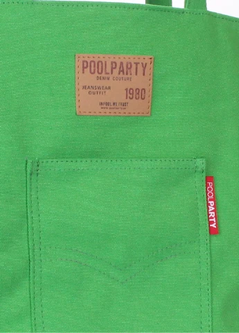 Коттоновая сумка Arizona 39х36х12 см PoolParty (191022155)