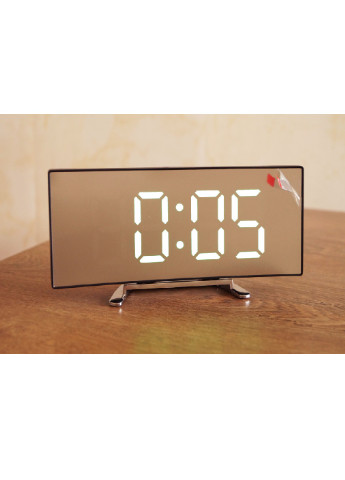 Електронний цифровий дзеркальний настільний годинник з білим LED підсвічуванням будильник температура дата (472947-Prob) Francesco Marconi (252564711)