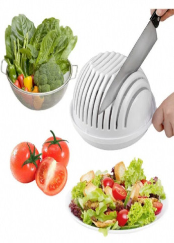 Овощерезка чашка миска Salad Cutter Bowl 3 в 1 для нарезки салатов и овощей No Brand (253934531)