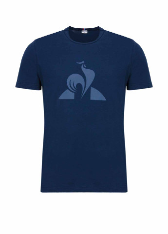 Темно-синяя футболка с коротким рукавом Le Coq Sportif