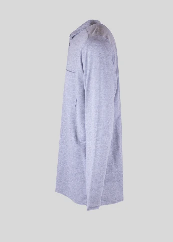 Серая рубашка однотонная Boohoo