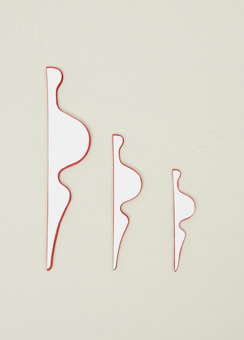 Новогодние украшения (3 шт.) Sinsay (353307699)