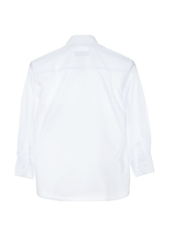 Белая классическая рубашка однотонная Novelle