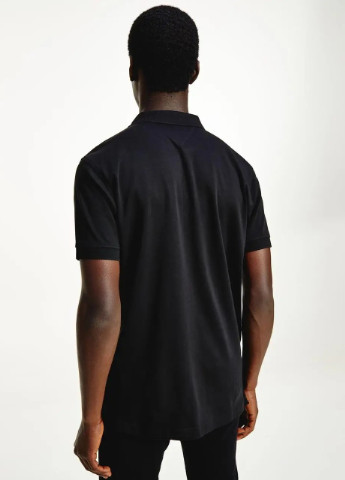 Черная футболка-поло мужское для мужчин Tommy Hilfiger