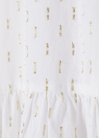 Белое платье H&M с орнаментом