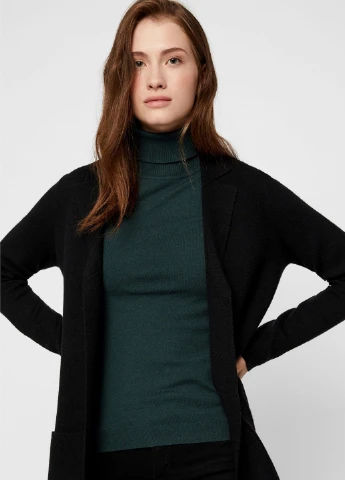 Черный демисезонный кардиган Vero Moda