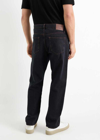 Черные демисезонные мешковатые джинсы C&A