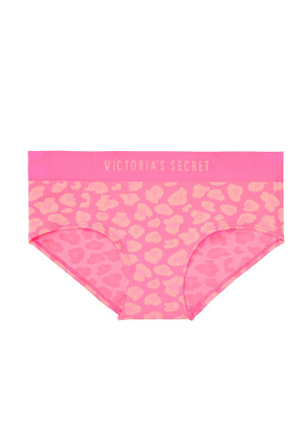 Труси Victoria's Secret сліп анімалістичні рожеві повсякденні трикотаж