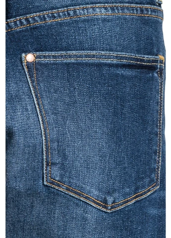 Синие демисезонные прямые джинсы H&M