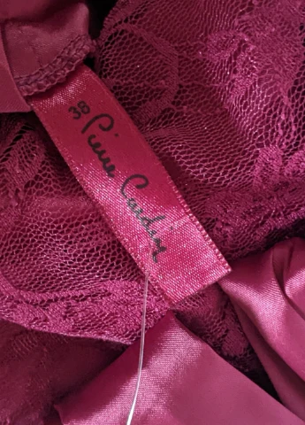 Мереживний халат з атласним оздобленням Pierre Cardin (252607968)