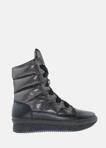 Зимние ботинки r1676 никель Prellesta