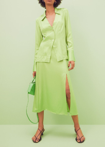Зеленая демисезонная блузка H&M