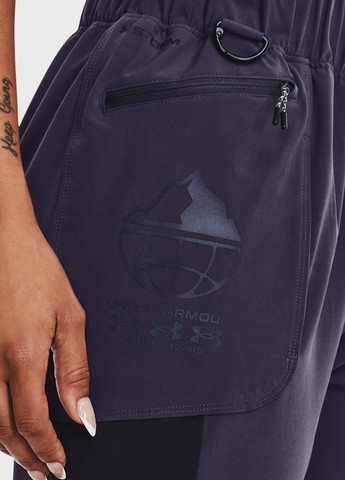 Темно-фиолетовые спортивные демисезонные джоггеры брюки Under Armour