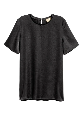 Чёрная блуза H&M