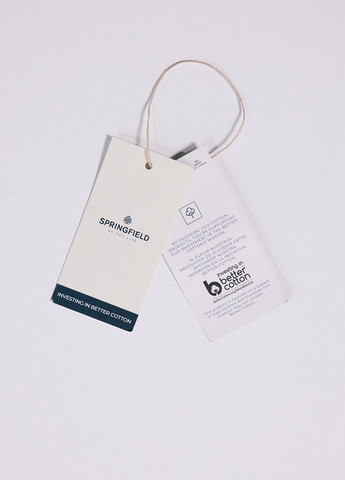 Синий демисезонный кэжуал, спортивный лонгслив Springfield однотонный