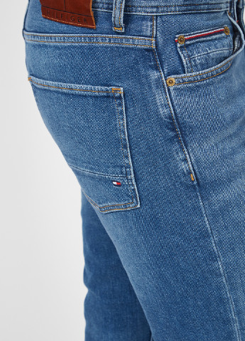 Синие демисезонные зауженные джинсы Tommy Hilfiger