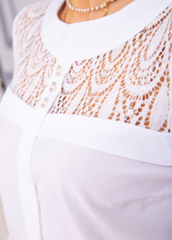 Белая демисезонная блуза Ager