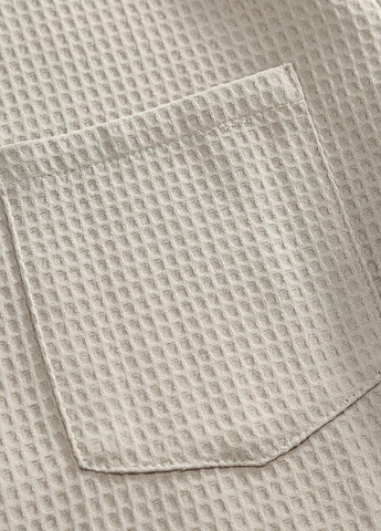 Светло-серый летний костюм (рубашка, шорты) с шортами SHEIN