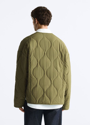 Зелена демісезонна куртка Zara