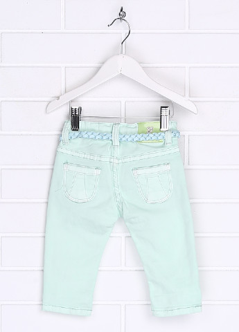 Светло-зеленые летние зауженные джинсы Gaialuna