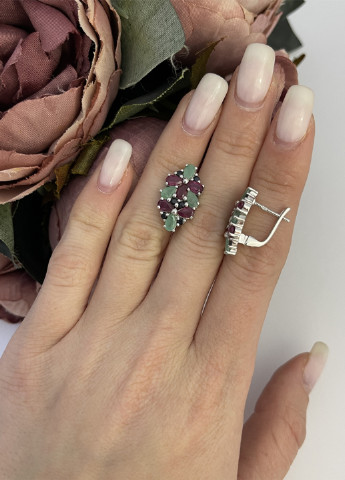 Сережки Silver Flame (251257424)