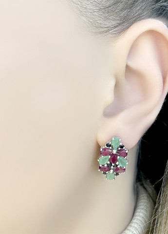 Сережки Silver Flame (251257424)