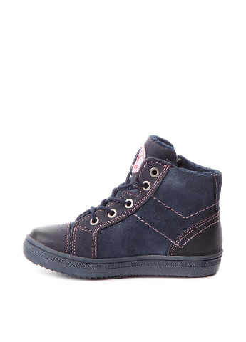 Темно-синие кэжуал осенние черевики  kids ci12-2835-01 Lasocki
