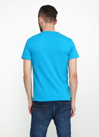 Голубая футболка Benger