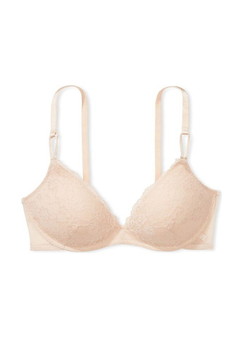 Бежевый демисезонный комплект (бюстгальтер, трусики) Victoria's Secret