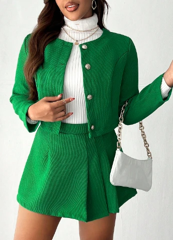 Костюм (жакет, спідниця) SHEIN (342405489)