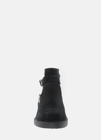 Осенние ботинки rd112-11 черный Darini из натуральной замши