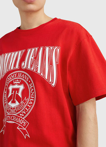 Червона футболка Tommy Jeans