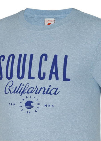 Голубая футболка Soulcal & Co