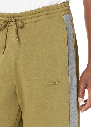 Зеленые спортивные демисезонные джоггеры брюки Levi's