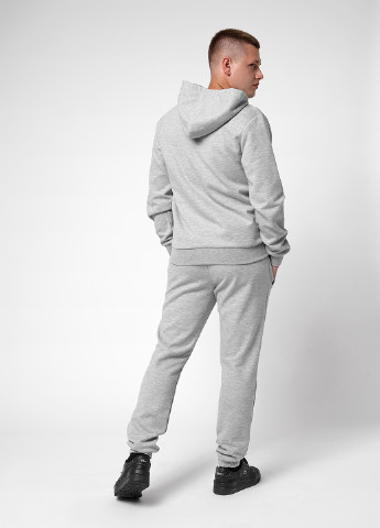 Светло-серый демисезонный костюм (толстовка, брюки) брючный Ut
