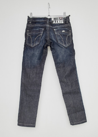Темно-синие демисезонные со средней талией джинсы Miss Sixty