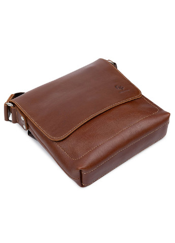 Мужская кожаная сумка через плечо 24х24х5 см Grande Pelle (250097066)