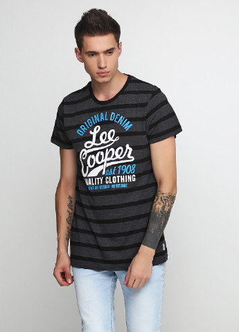 Темно-серая футболка Lee Cooper