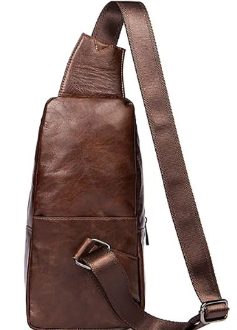 Мужская кожаная сумка 14х32х7,5 см Vintage (229460955)