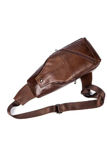 Мужская кожаная сумка 14х32х7,5 см Vintage (229460955)