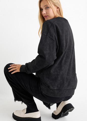 Чорний світшот C&A персонажі без декору (353086734)