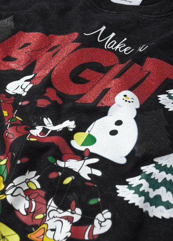 Чорний світшот C&A персонажі без декору (353086734)